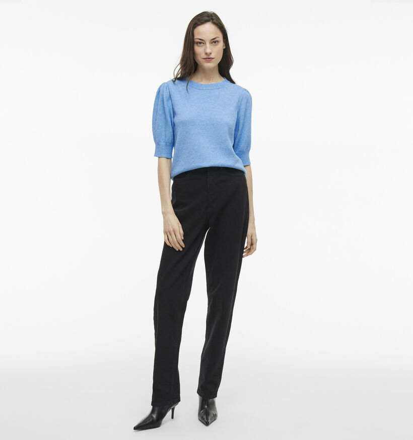 Vila Ril Blauwe Gebreide trui voor dames (351753)