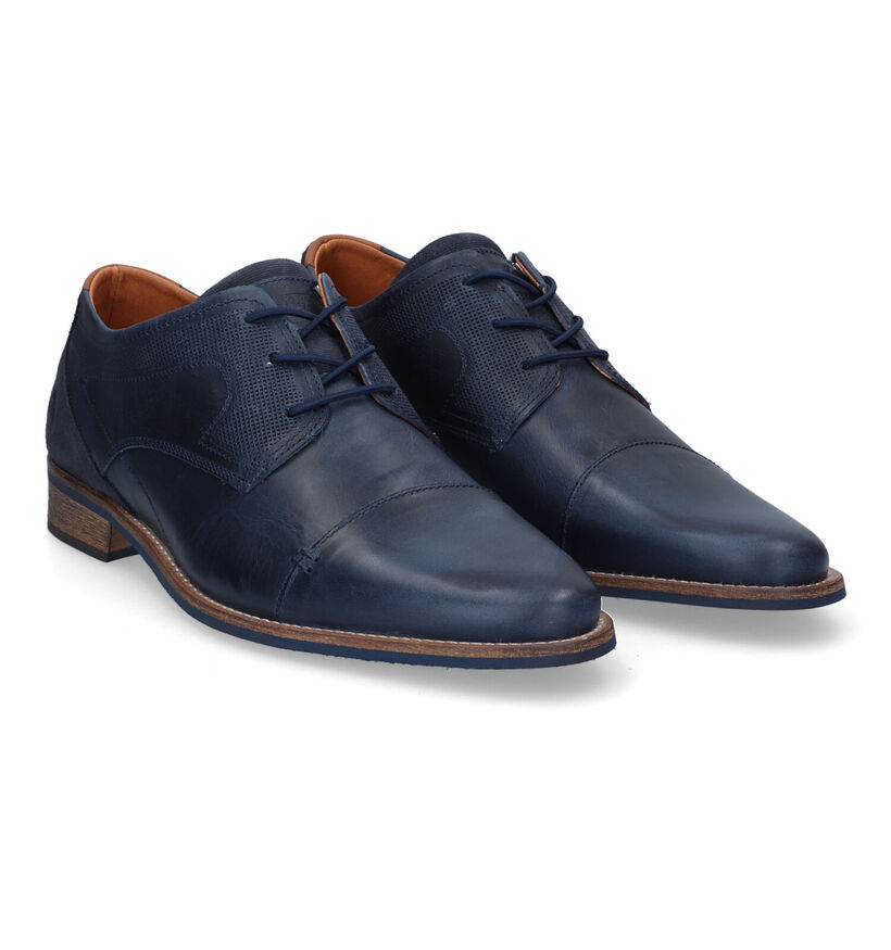 Bullboxer Chaussures classiques en Bleu foncé pour hommes (319438) - pour semelles orthopédiques