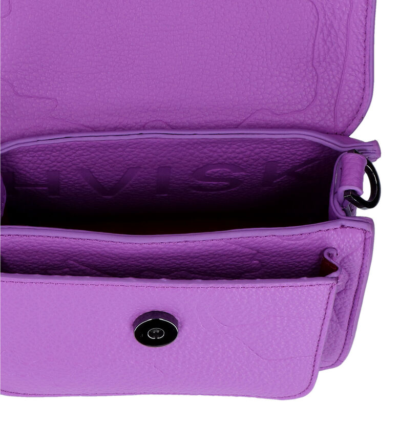 Hvisk Matrix Renei Grain Path Vegan Sac à main en Violet pour femmes (318539)