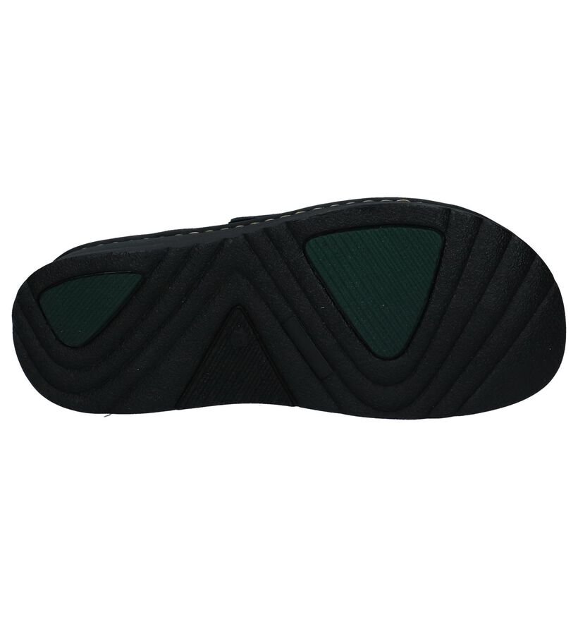 Rohde Nu-pieds casual en Noir pour hommes (250733) - pour semelles orthopédiques