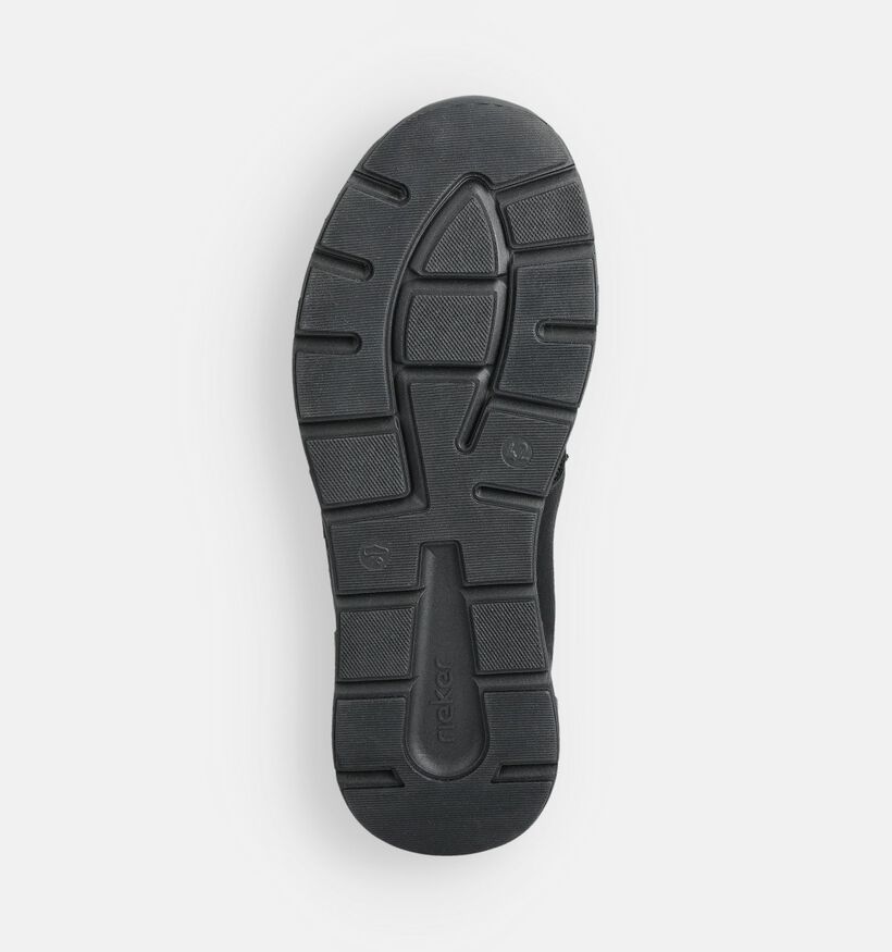 Rieker Zwarte Veterschoenen voor heren (363501) - geschikt voor steunzolen