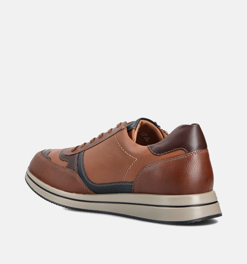 Mephisto Gilford Nevada Cognac Rits-Veterschoenen voor heren (370189) - geschikt voor steunzolen