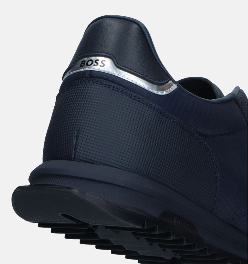 Boss Zayn Low Chaussures à lacets en Bleu pour hommes (326931) - pour semelles orthopédiques