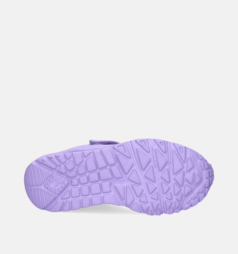 Skechers Uno Lite Baskets en Lilas pour filles (345260)