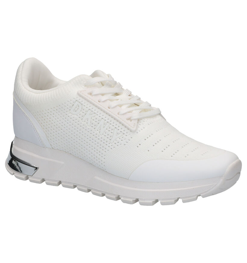 DKNY Melz Chaussures à lacets en Blanc en simili cuir (272577)