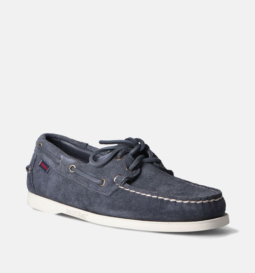 Sebago Dockside Portland Flesh Out Bootschoenen Blauw voor heren (353800)
