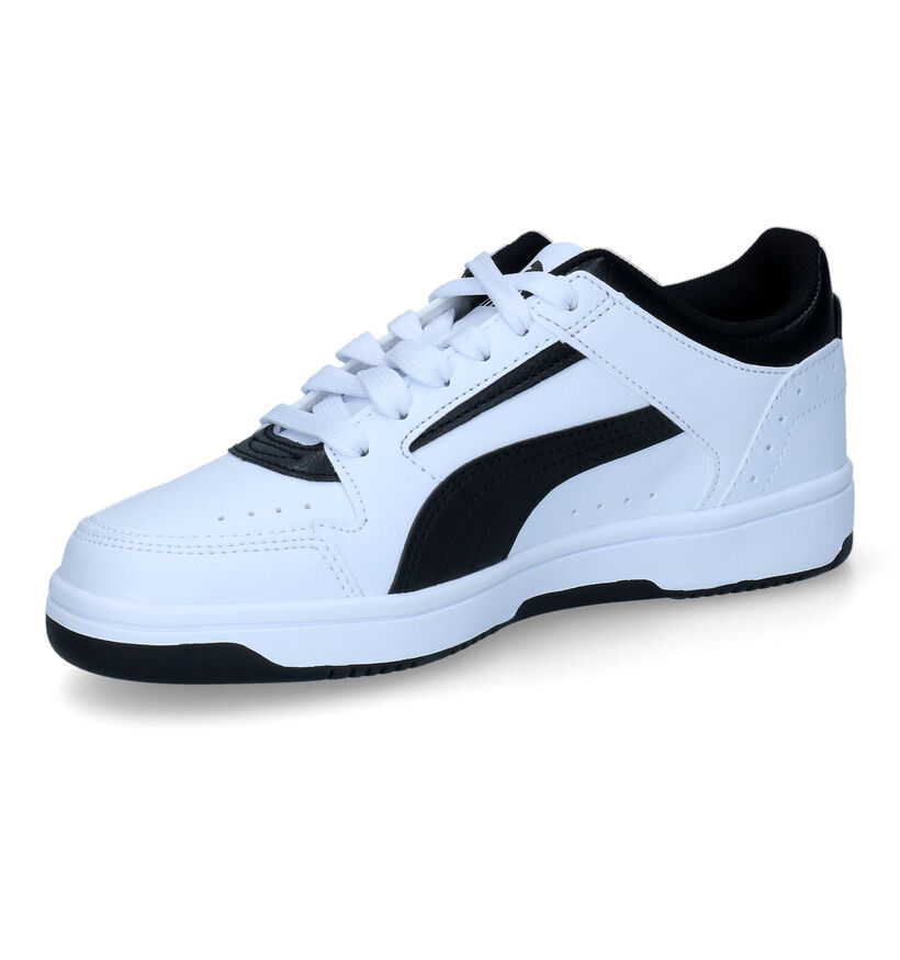 Puma Rebound Joy Witte Sneakers voor jongens, meisjes (318743)