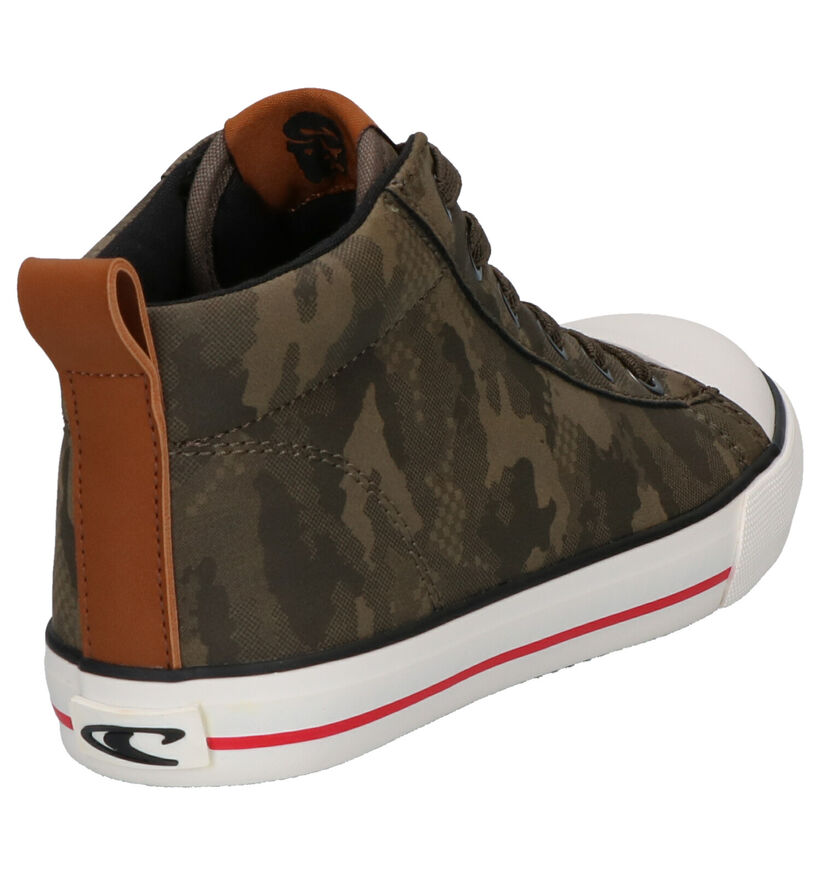 O'Neill Benny Kaki Hoge Sneakers in kunstleer (256133)