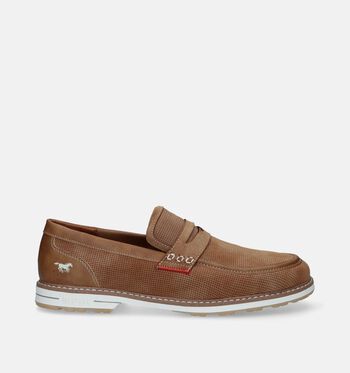Mocassins cognac