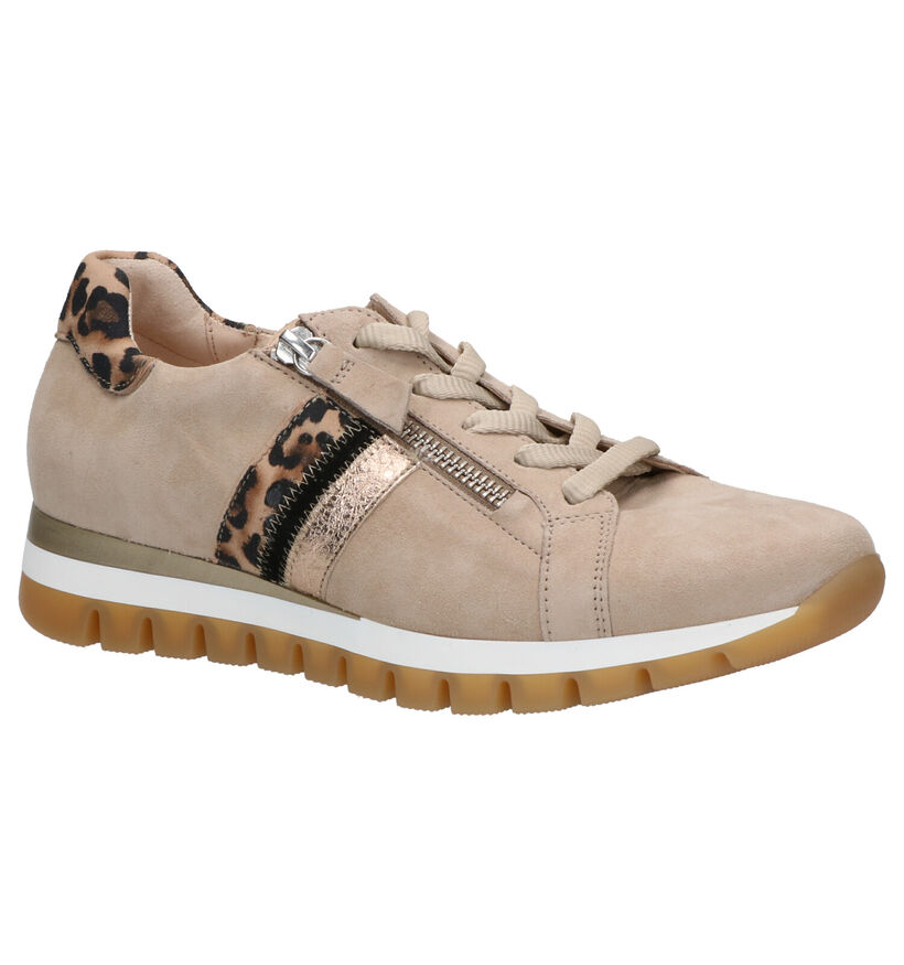 Gabor OptiFit Beige Veterschoenen in nubuck (271714)