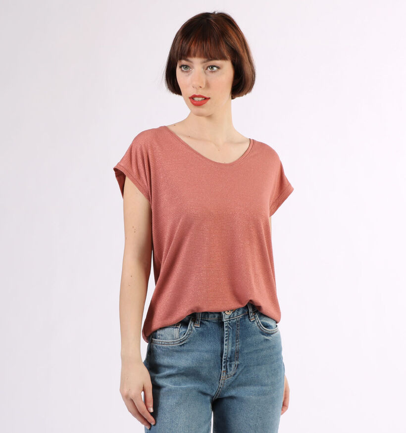 Pieces T-shirt en Beige (298656)