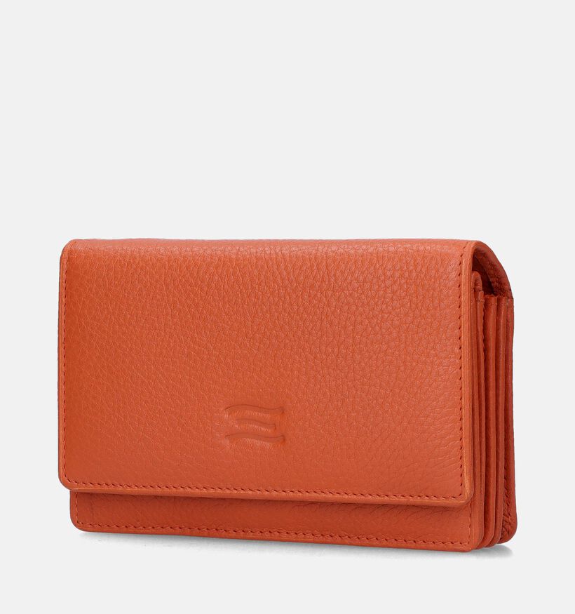 Crinkles Oranje Overslagportemonnee voor dames (349871)
