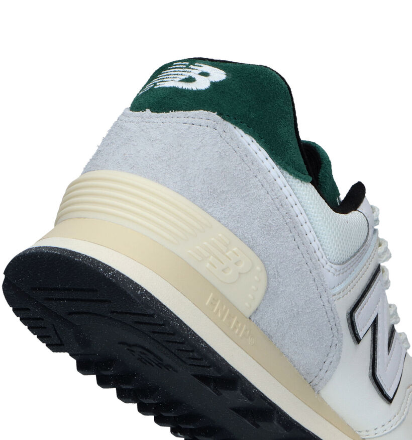 New Balance 574 Witte Sneakers voor heren (319188) - geschikt voor steunzolen