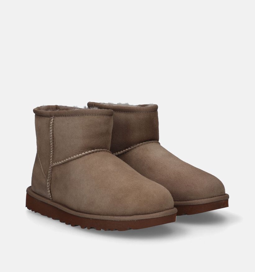 UGG Classic Mini Bottes en Taupe pour femmes (329268)