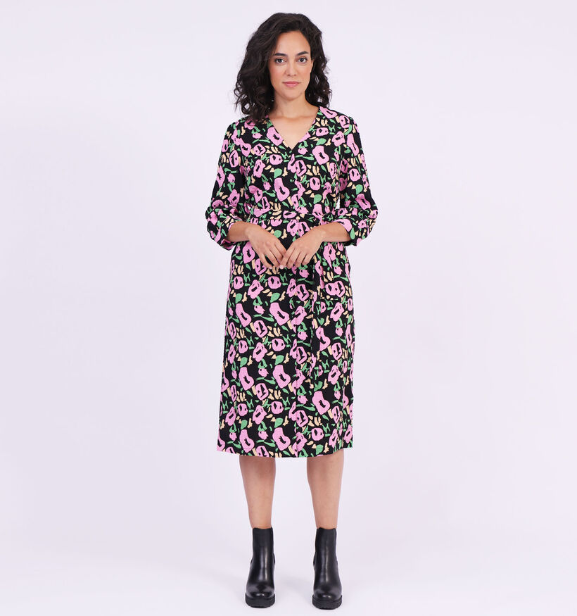 Vila Ravna Robe mi-longue en Noir pour femmes (320305)