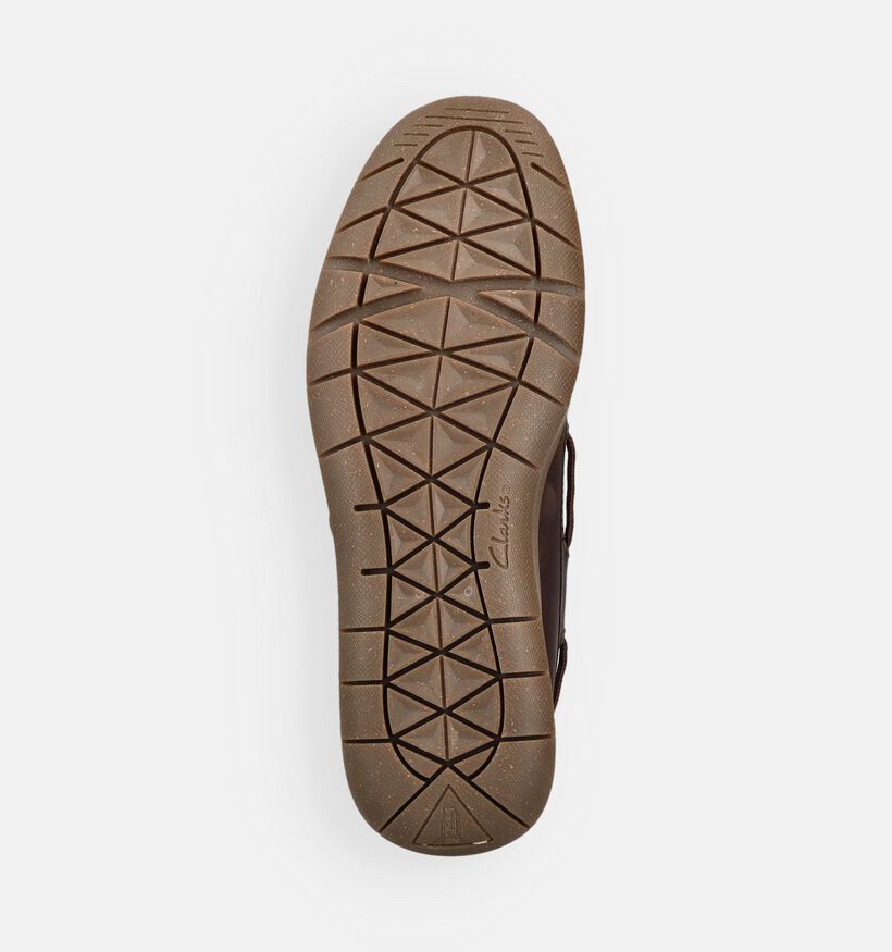 Clarks Flexway 2Eye Donkerbruine Bootschoenen voor heren (370694) - geschikt voor steunzolen