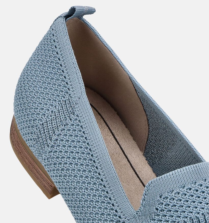 Jana Lichtblauwe Loafers voor dames (367761)