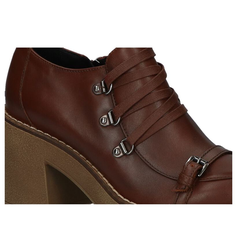 Geox Escarpins montants en Marron en cuir (223054)