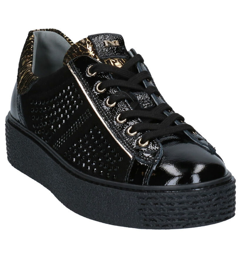 NeroGiardini Grijze Veterschoenen in kunstleer (259807)