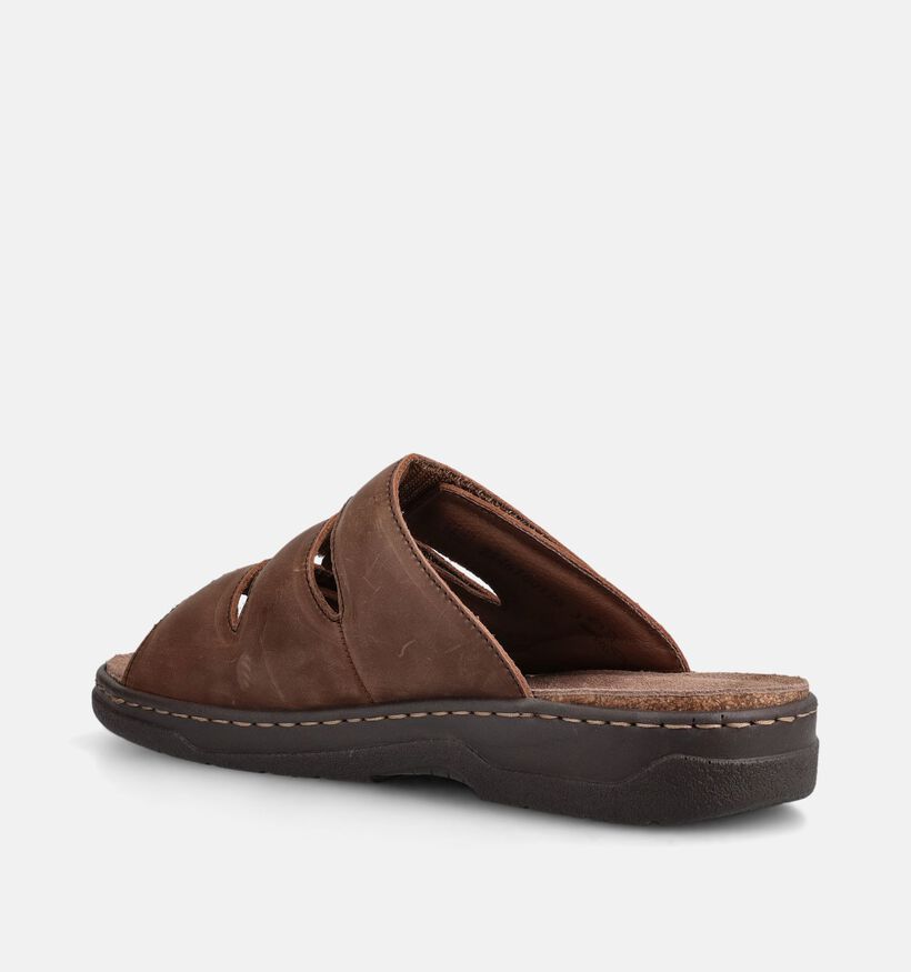Rieker Cognac Slippers voor Steunzolen voor heren (370489) - geschikt voor steunzolen