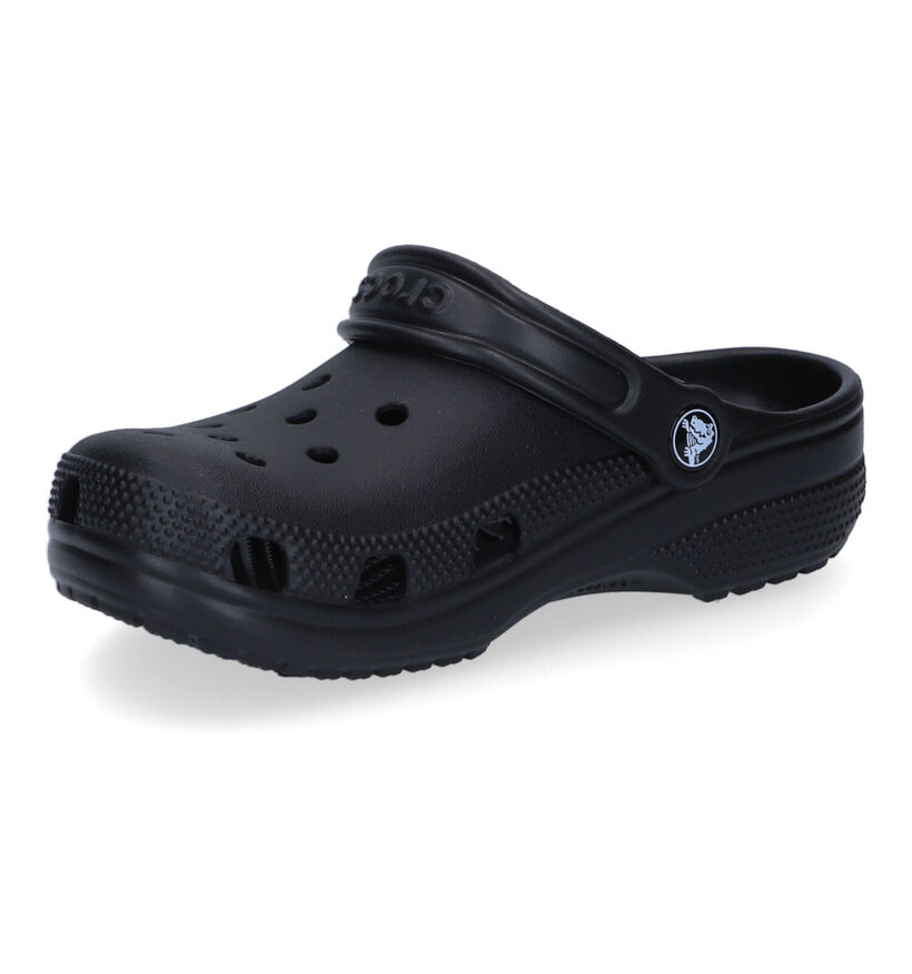 Crocs Classic Clog Nu-pieds en Noir pour garçons (307770)