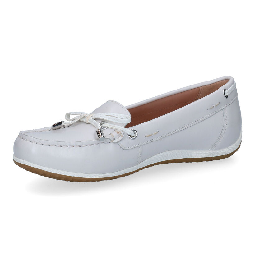 Geox Vega Moc Ecru Mocassins voor dames (303577)