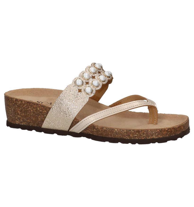 Gouden Elegante Slippers Scapa Tina, , pdp