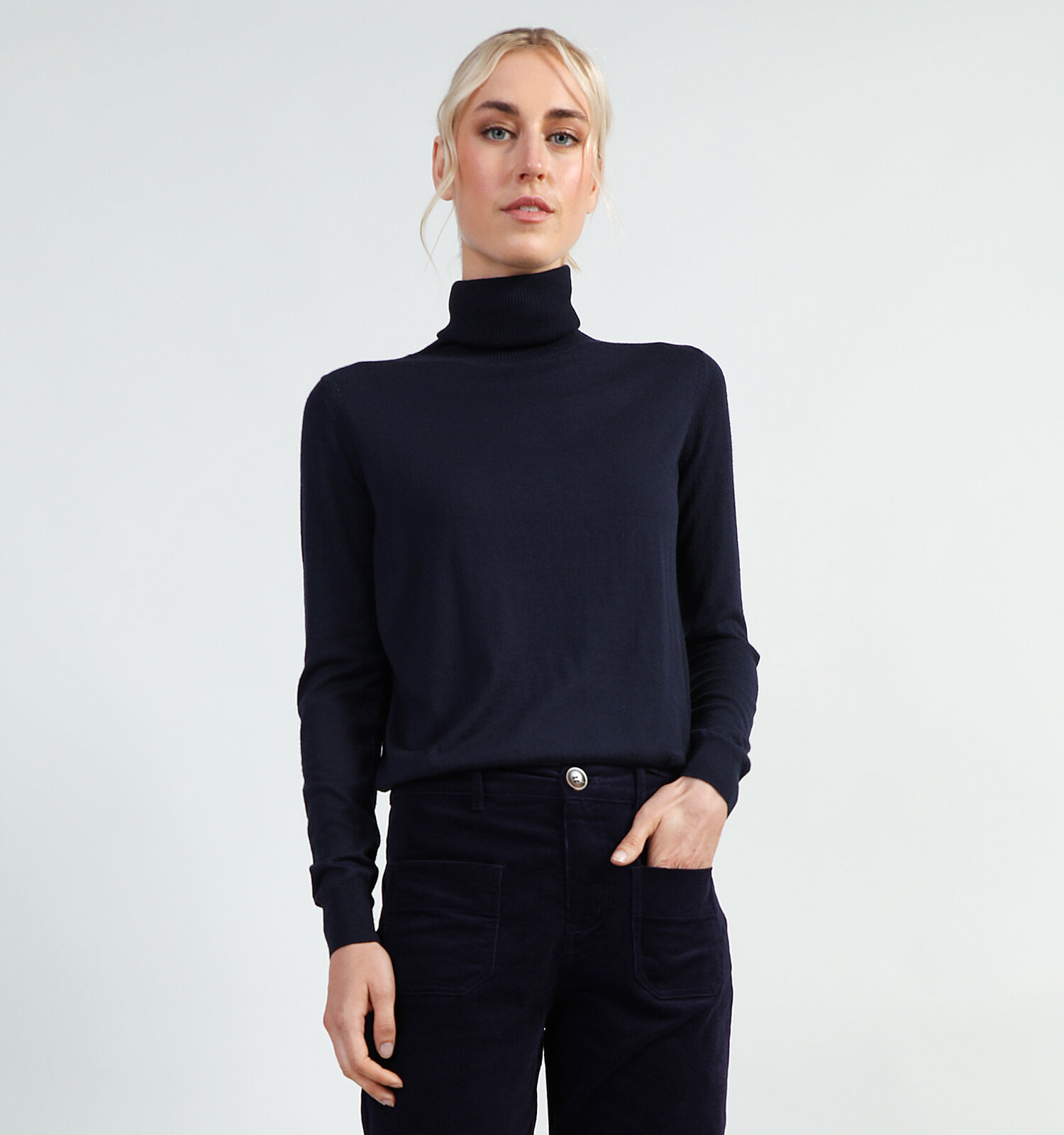 Souspull met rolkraag dames outlet