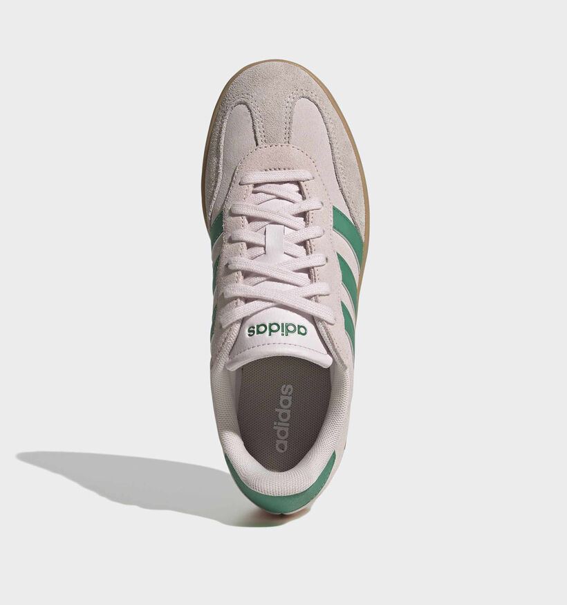 adidas Barreda Lichtroze/Groene Sneakers voor dames (372849)