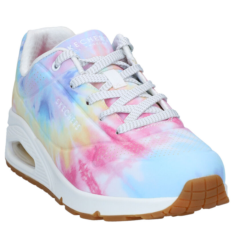 Skechers Uno Hyped Hippie Multicolor Sneakers in kunstleer (291982)