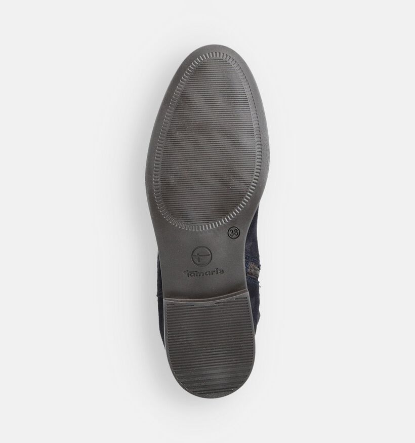 Tamaris Bottines plates en Bleu foncé pour femmes (362763)