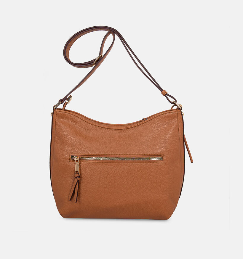 Laurent David Cognac Crossbodytas voor dames (381515)