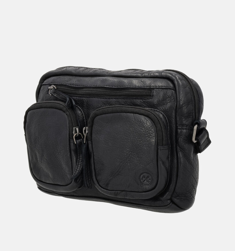 Hide & Stitches Zwarte Crossbodytas voor dames (380965)