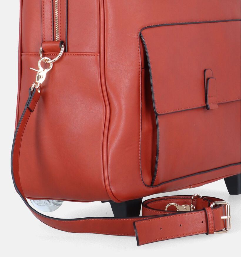 Olivia Lauren Sasha Sac à roulettes en Cognac pour femmes (333994)