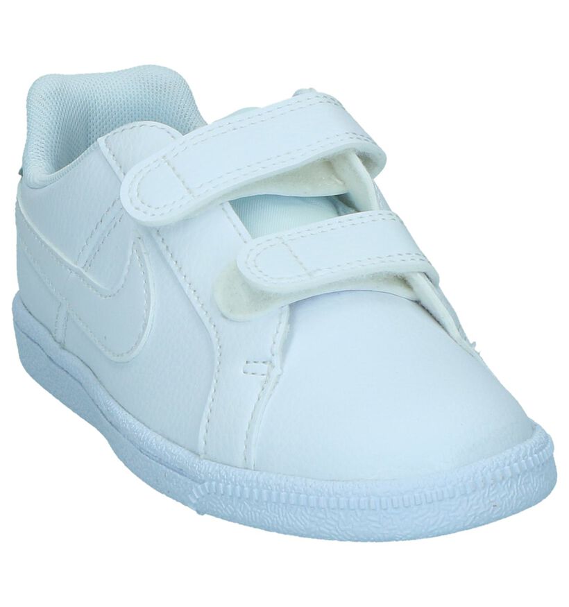 Witte Sneakers Nike Court Royale PS in leer (249906)