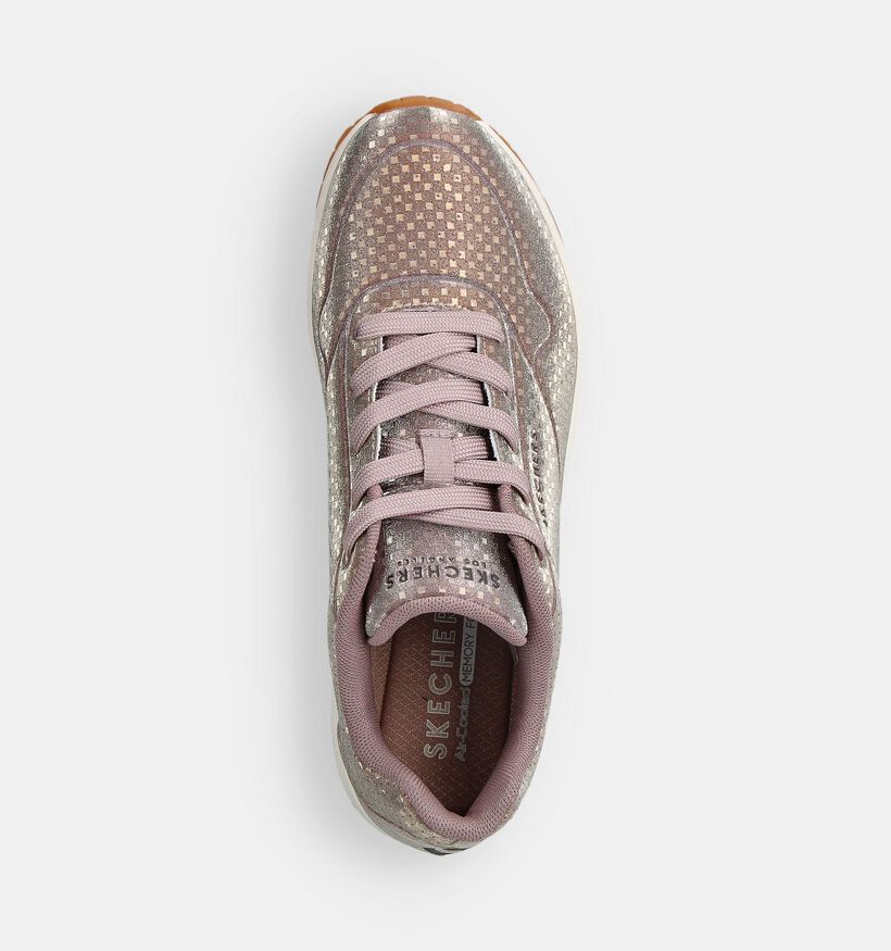 Skechers Uno Disco Baskets sportives en Or pour femmes (361033)