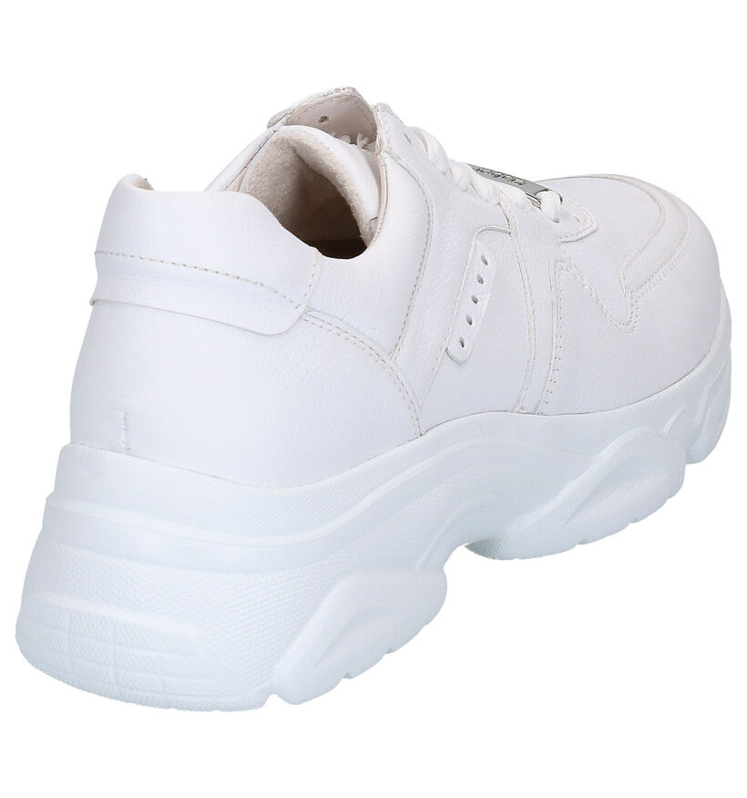 Gabor OptiFit Chaussures à lacets en Blanc en cuir (272458)