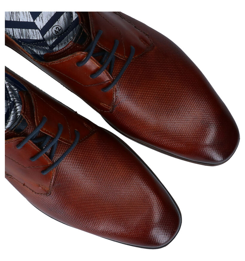 Bugatti Mattia Chaussures habill&eacute;es en Cognac en cuir (281777)