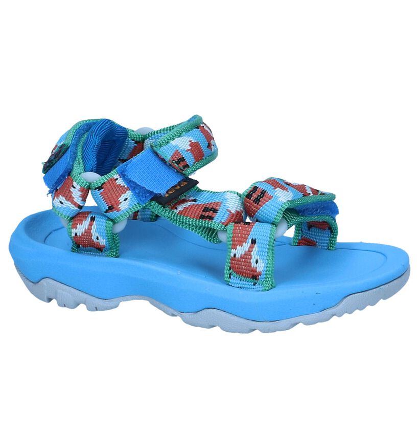 Teva Hurricane Sandales en Bleu en textile (286623)