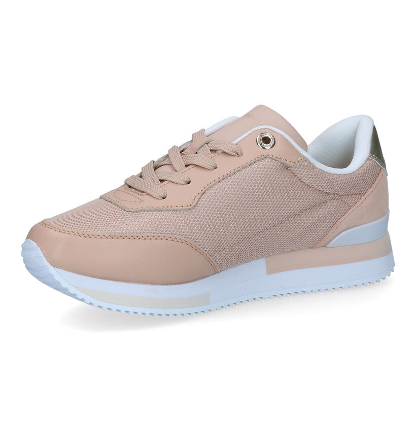 Tommy Hilfiger Feminine Active City Beige Sneakers voor dames (303974) - geschikt voor steunzolen