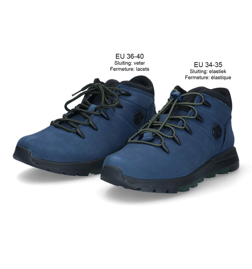 Timberland Sprint Tracker Bottines en Noir pour garçons (345279)