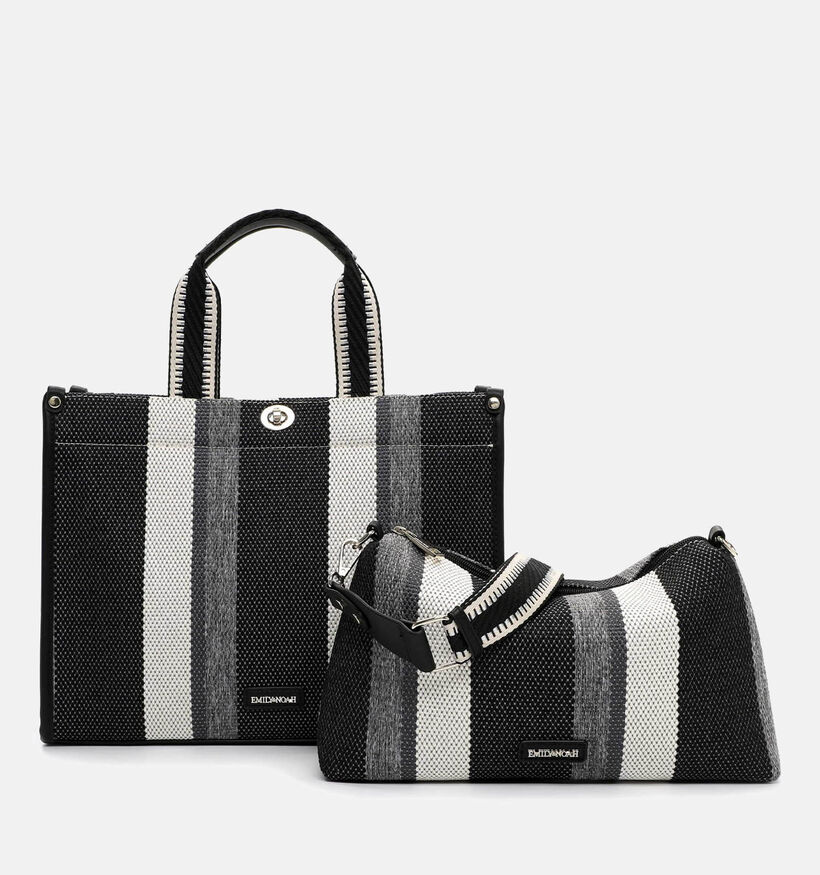 Emily & Noah Jasmin Zwarte Shopper voor dames (371528)