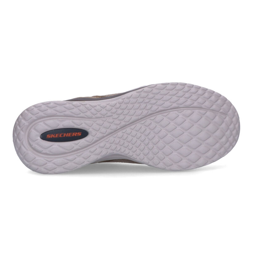 Skechers Arch Fit Orvan Percer Kaki Slip-on Sneakers voor heren (341853) - geschikt voor steunzolen