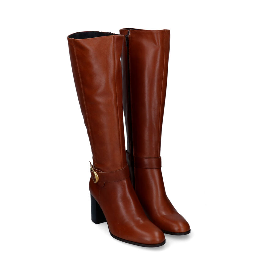 Signatur Bottes hautes en Cognac pour femmes (314662)