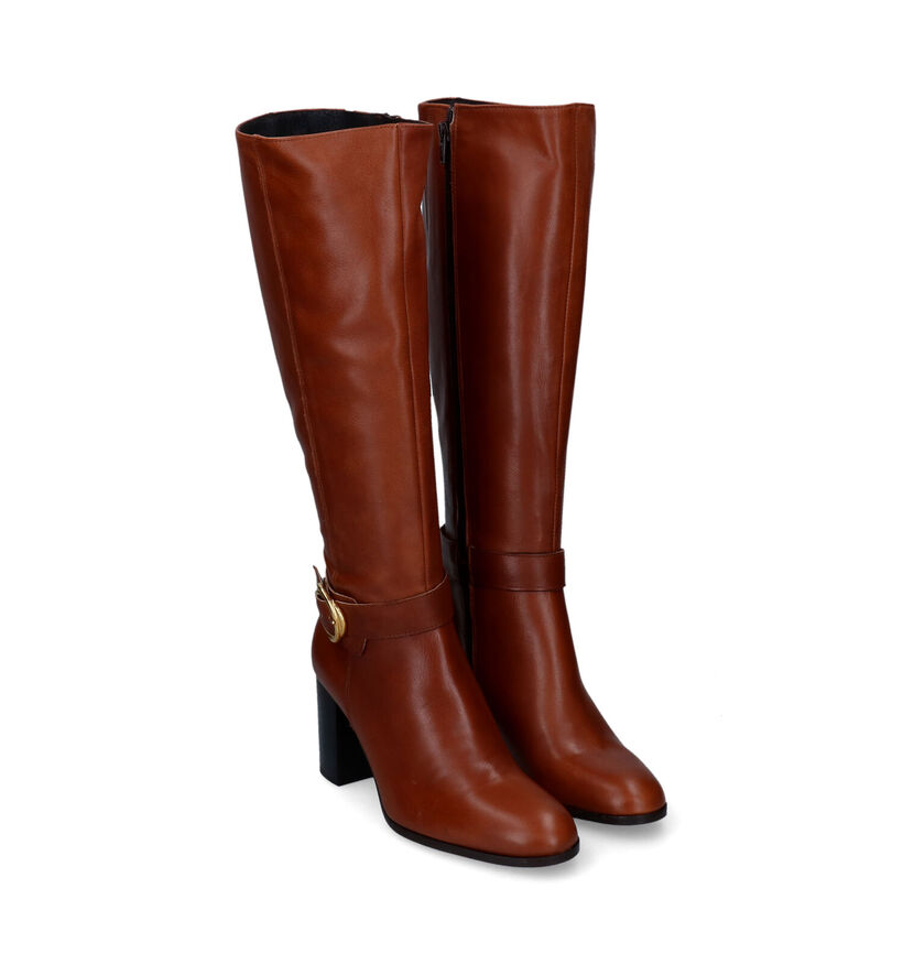 Signatur Bottes hautes en Cognac pour femmes (314662)