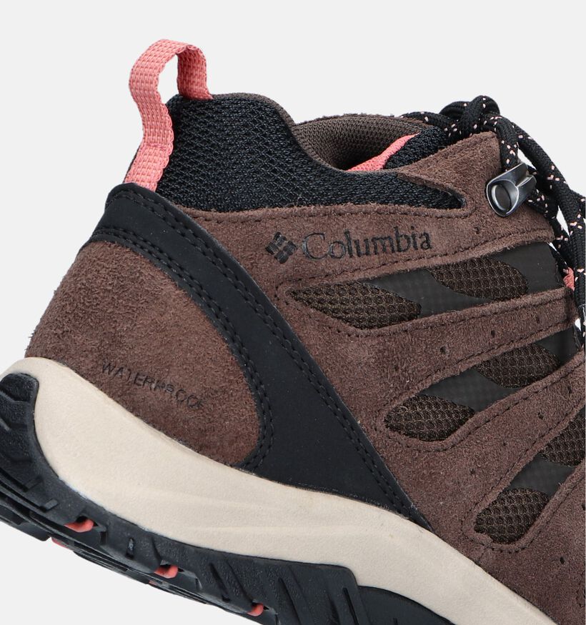 Columbia Redmond III Mid Waterproof Bruine Wandelschoenen voor dames (344831) - geschikt voor steunzolen