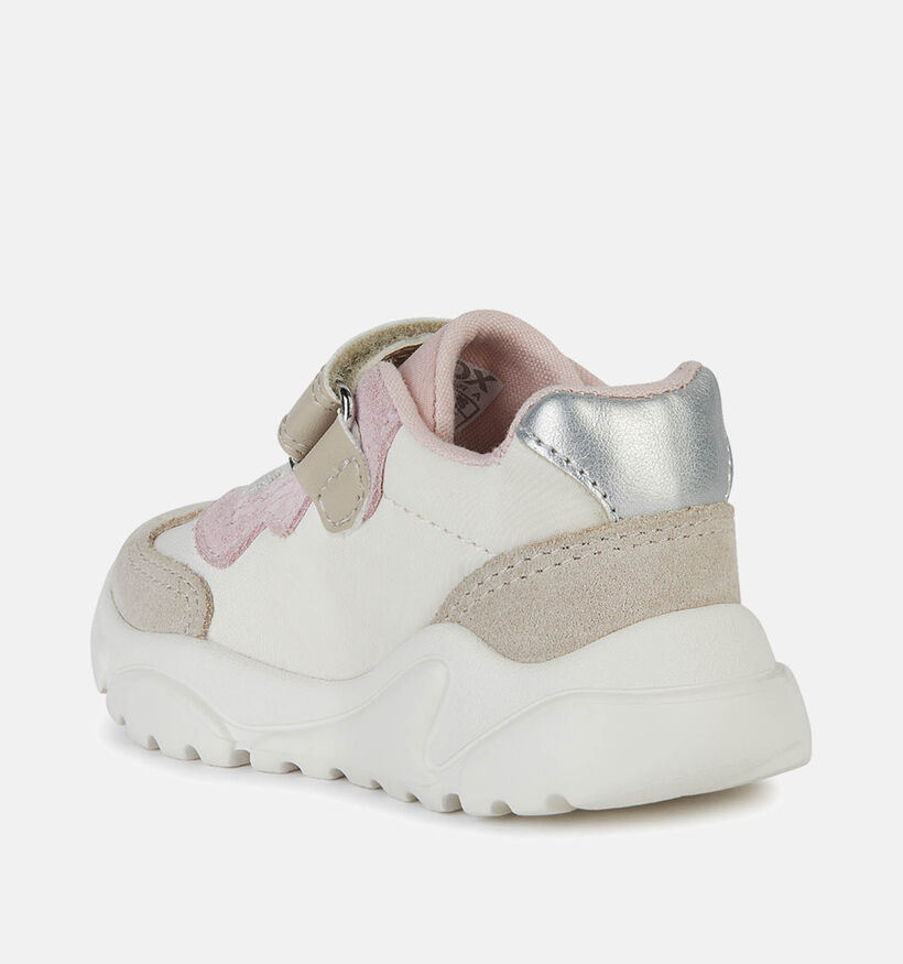 Geox Ciufciuf Beige Baby sneakers voor meisjes (351934) - geschikt voor steunzolen