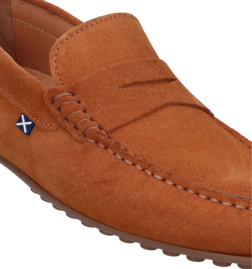 Scapa Mocassins en Bleu pour hommes (323782) - pour semelles orthopédiques