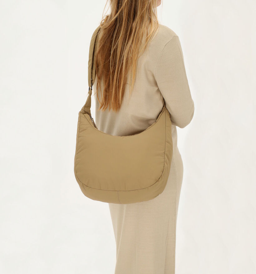 Beagles Donkerbeige Schoudertas Groot voor dames (374355)