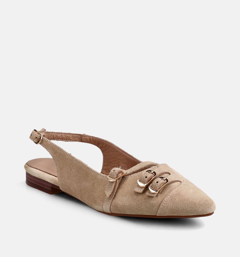 Tango Duna 4 Beige Slingback Ballerina's voor dames (375547)